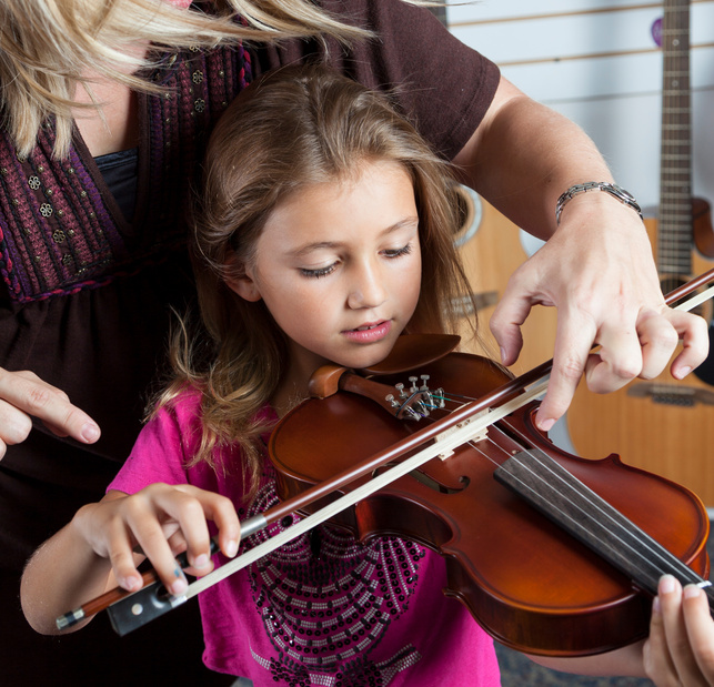 Playing Violin
